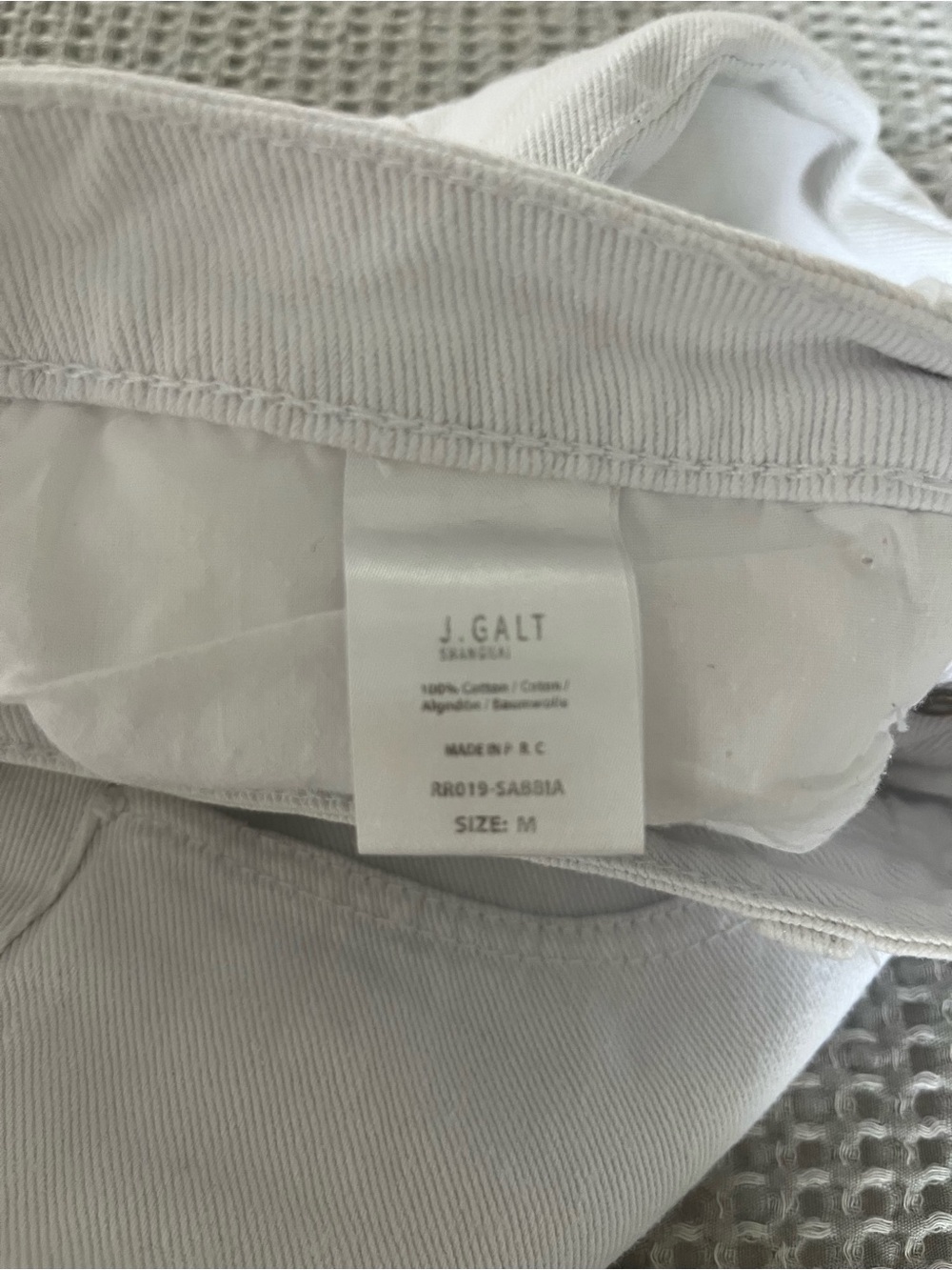 John Galt/Brandy Melville White Button-Front Mini Skirt Size M - Picture 5 of 6